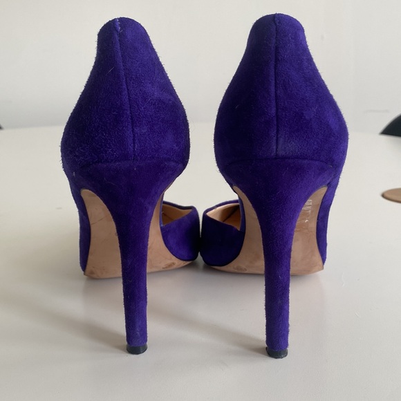 Jessica Simpson Purple suede high heels - Picture 3 of 3